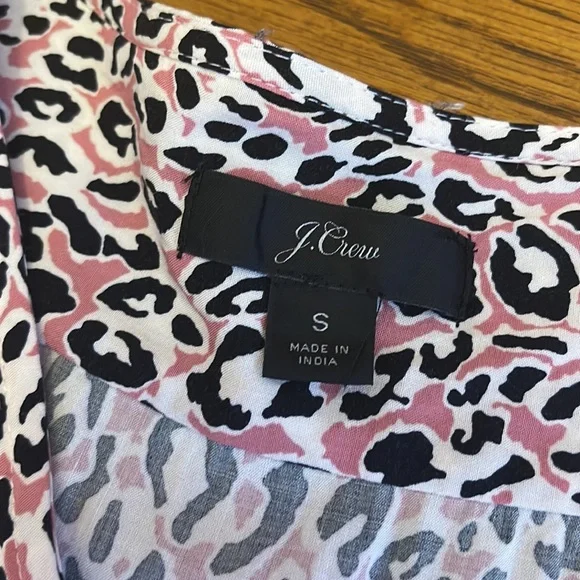 J.Crew mauve pink leopard midi wrap dress - Picture 12 of 13